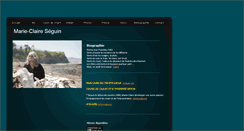 Desktop Screenshot of marieclaireseguin.com